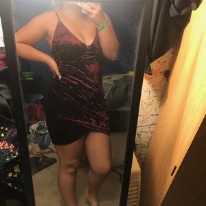 Maroon dress